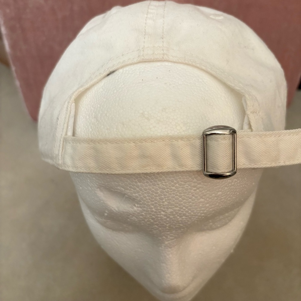 White Malibu Beach Pickleball Baseball Cap - Picture 4 of 4